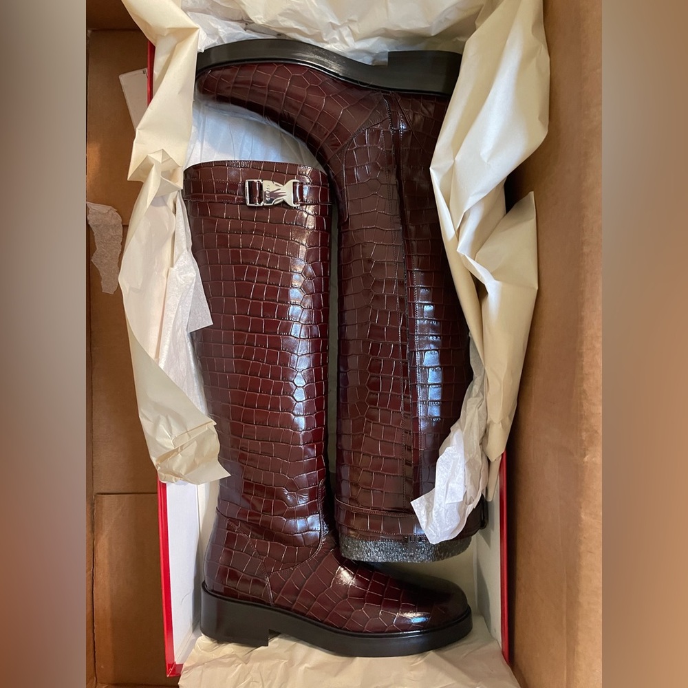 STAUD Claud Buckle Riding Boots